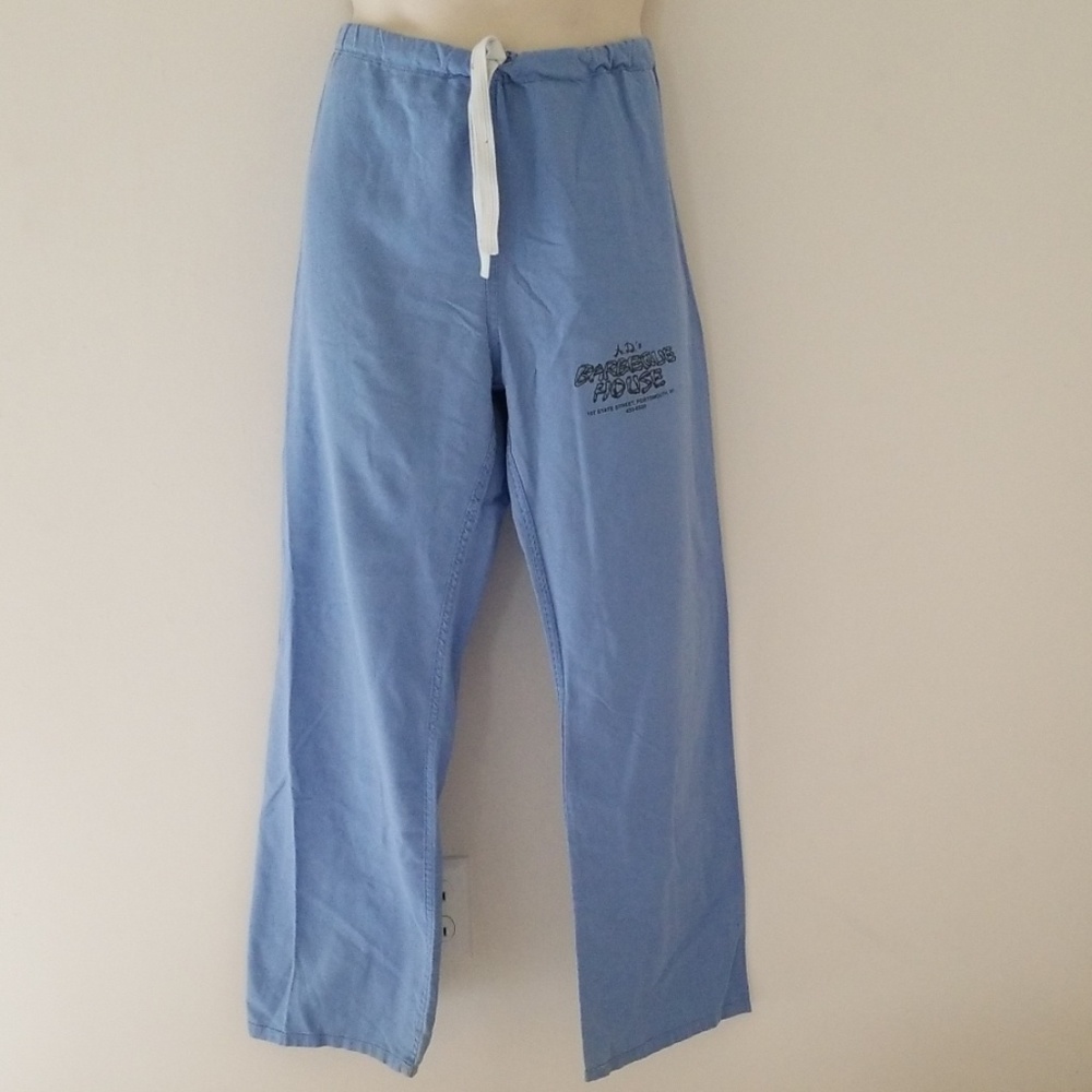 AD's Barbeque House Blue Hospital Pants Size Small